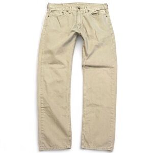 Men's Levi 505 Tan Jeans. 36x32